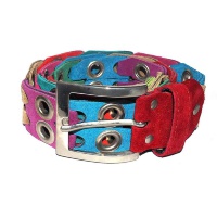Ремень замшевый Rodeo Belts, разноцветный